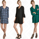 Dress with Trumpet Sleeves, $13